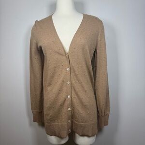 Banana Republic  Filpucci Brown Cardigan Sweater Medium Merino wool blend